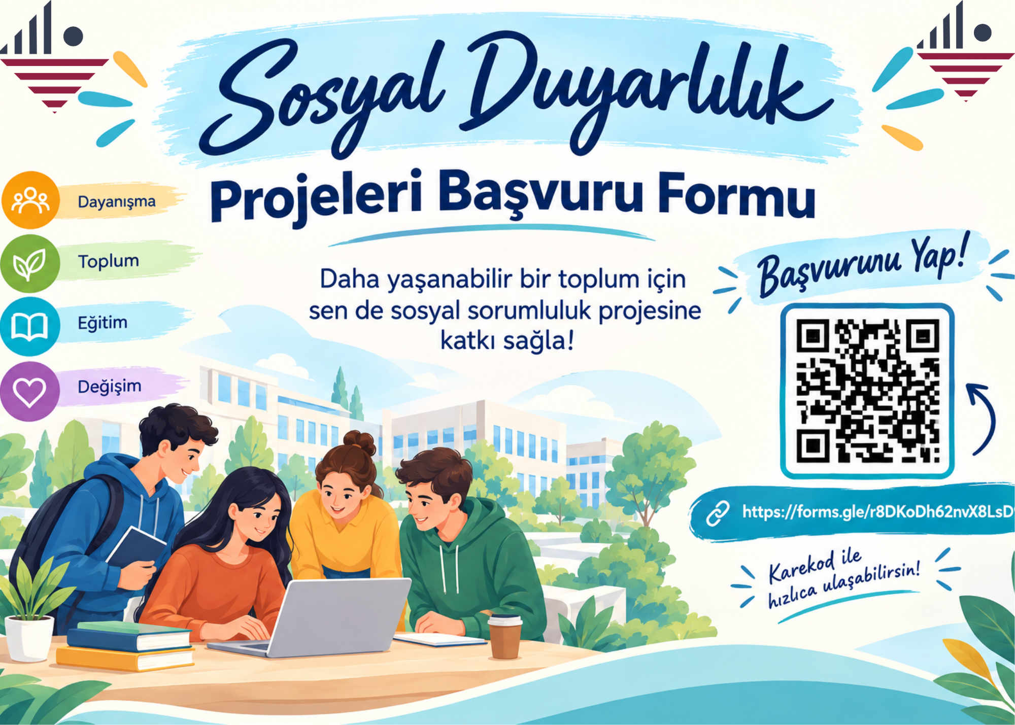 2026–2027 Güz Yarıyılı Sosyal Duyarlılık Projeleri (SDP) Başvuruları Hakkında